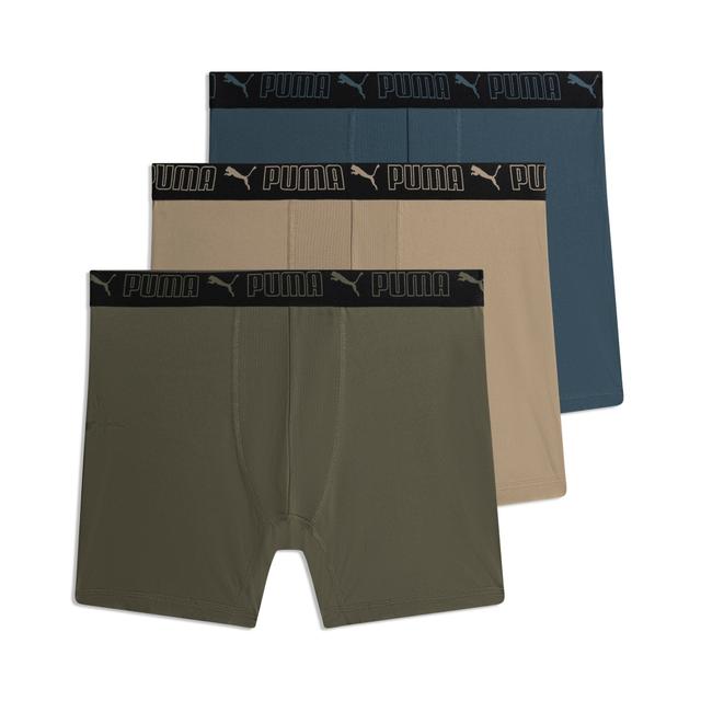 PUMA Training Men's Boxers 3 Pack in Assorted Colours, Size XL