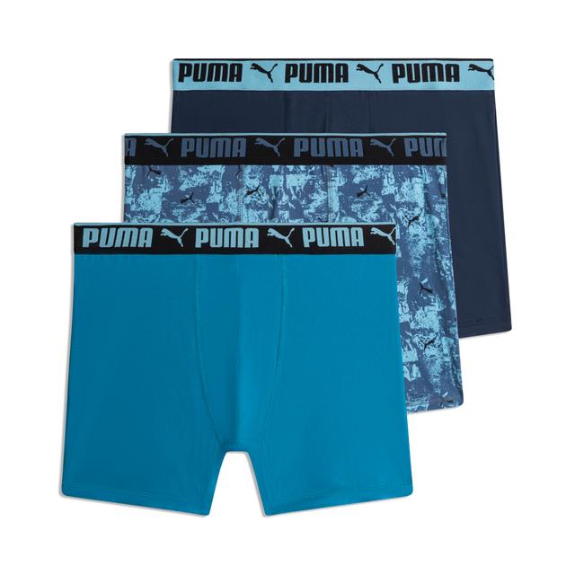 PUMA 3 Pack Mens Athletic Crackle Men in Assorted Colours, Size XL