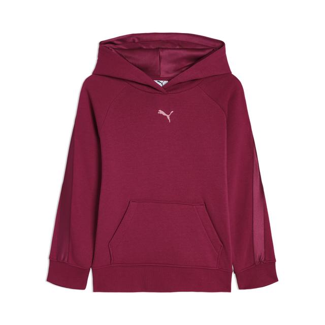 PUMA Essentials Satin Little Kids' Fleece Hoodie in Pink, Size XS