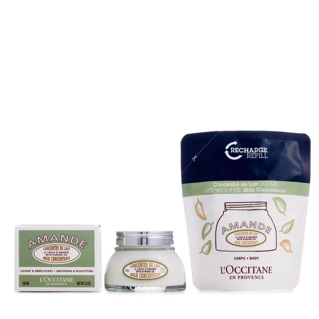 L'Occitane Almond Mik Concentrate 100ml & Refill Duo