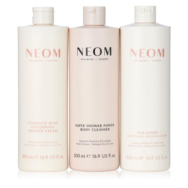 NEOM Wellbeing Body Wash Discovery 500ml Trio
