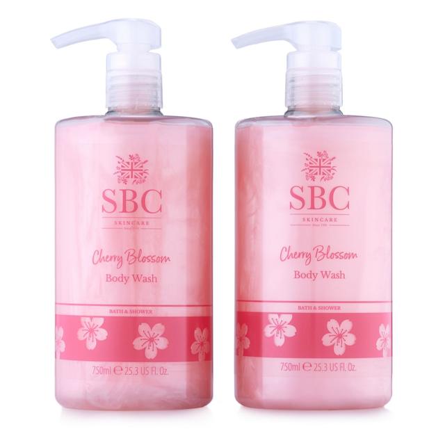 SBC Supersize Cherry Blossom Body Wash Duo 750ml