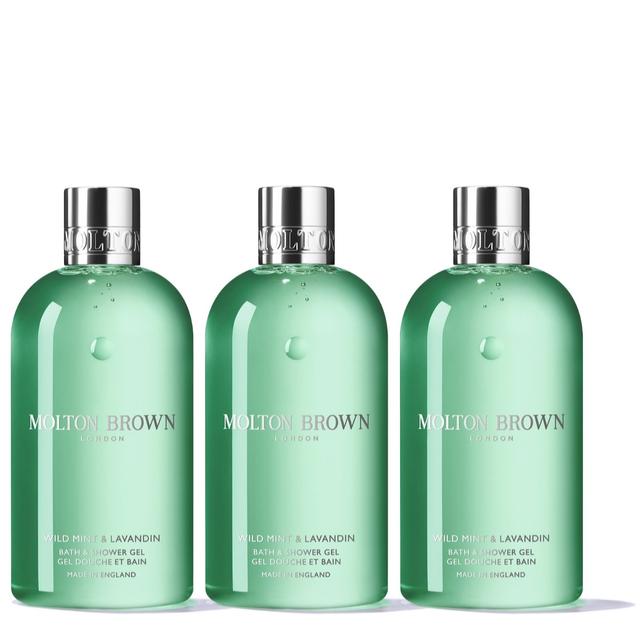 Molton Brown Wild Mint and Lavandin Body Wash Trio