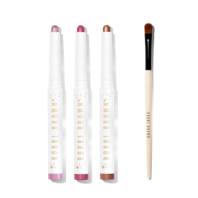 Bobbi Brown Longwear Cream Shadow Stick Trio & Brush