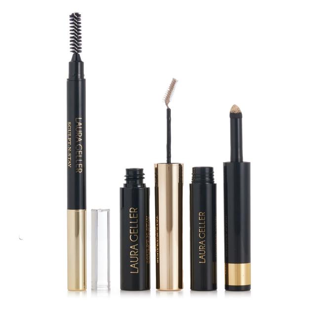 Laura Geller 3 Piece Universal Eyebrow and Highlighter Collection