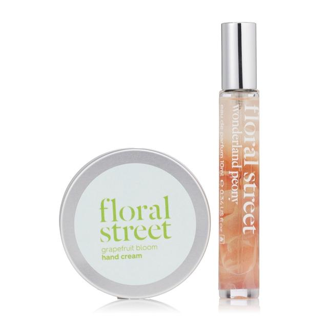 Floral Street Handbag Essentials Wonderland Peony 10ml & Hand Cream