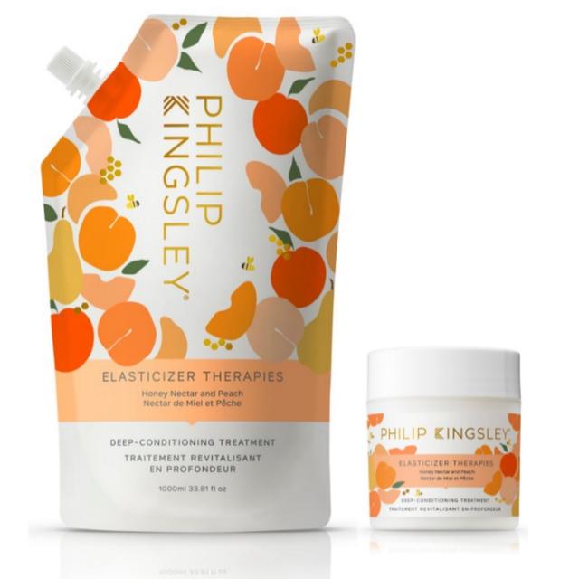 Philip Kingsley Honey Nectar & Peach Elasticizer 1Litre & 150ml Set