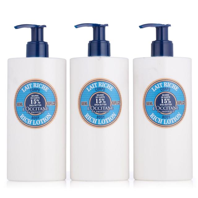 L'Occitane Shea Rich Body Lotion 500ml Trio