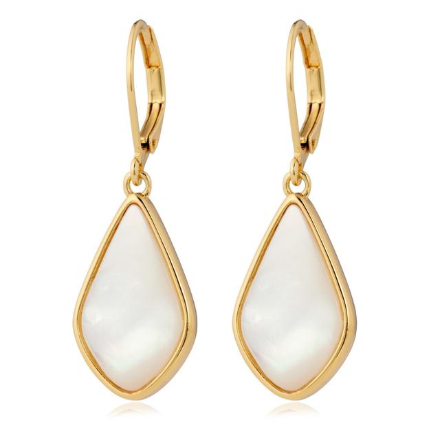 Lara Pearl Mother of Pearl Drop Earrings