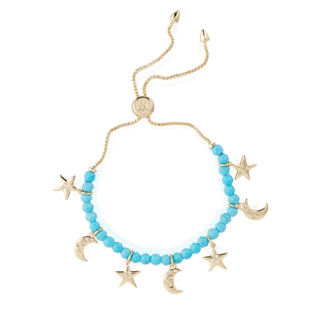 Tess Daly My Jewellery List To the Moon & Stars Semi Precious Bracelet