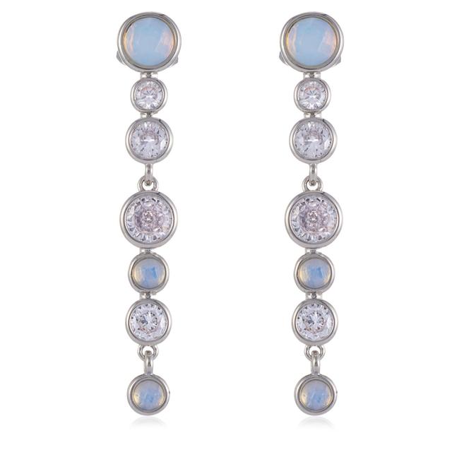 Tess Daly My Jewellery List Falling Circle Drop Earrings