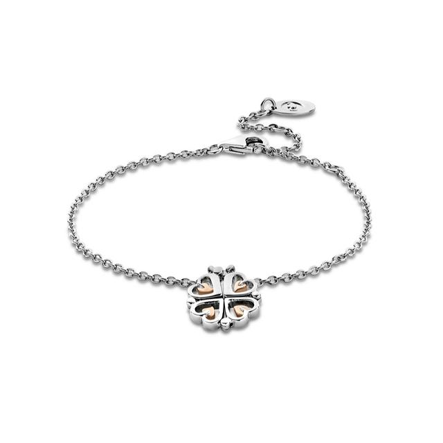 Clogau Tree of Life Bracelet Sterling Silver & 9ct Rose Gold