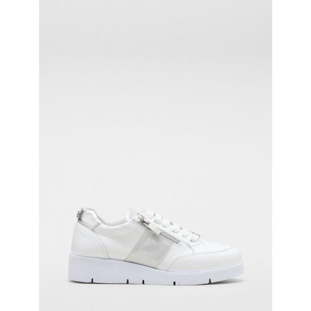 Outlet Moda in Pelle Ambienne Leather Wedge Trainer
