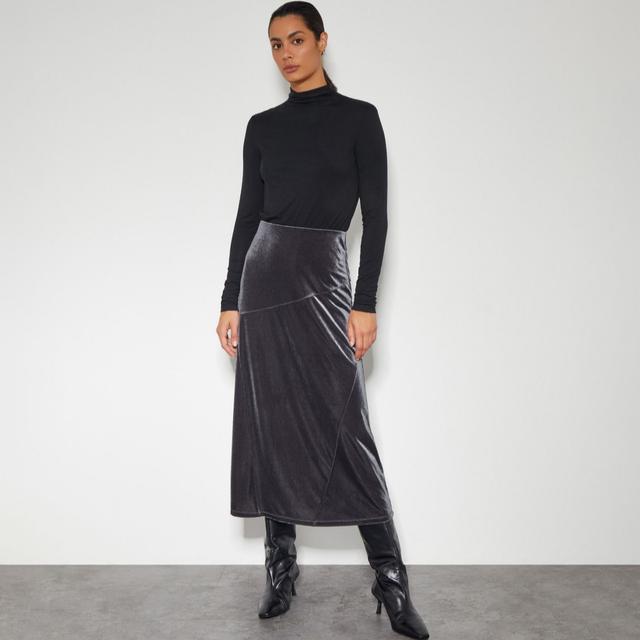 Monsoon Viola Velvet Skirt