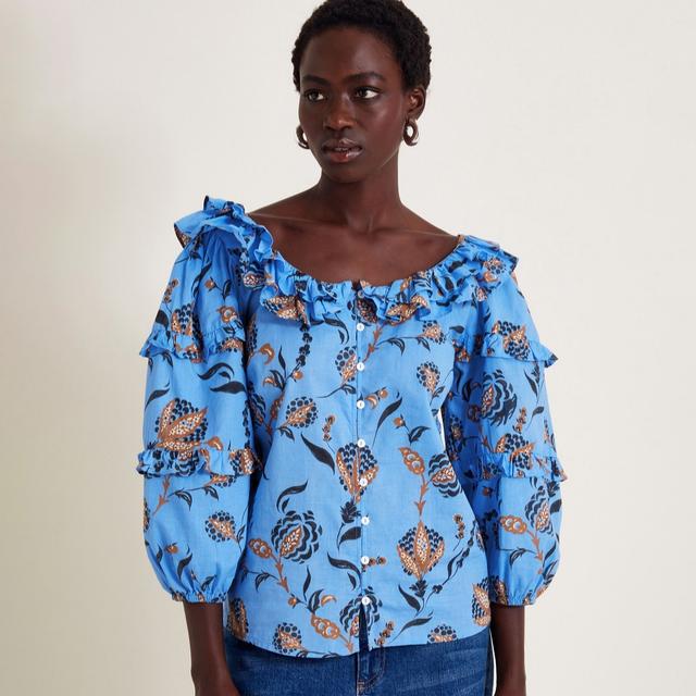 Monsoon Clara Frill Top