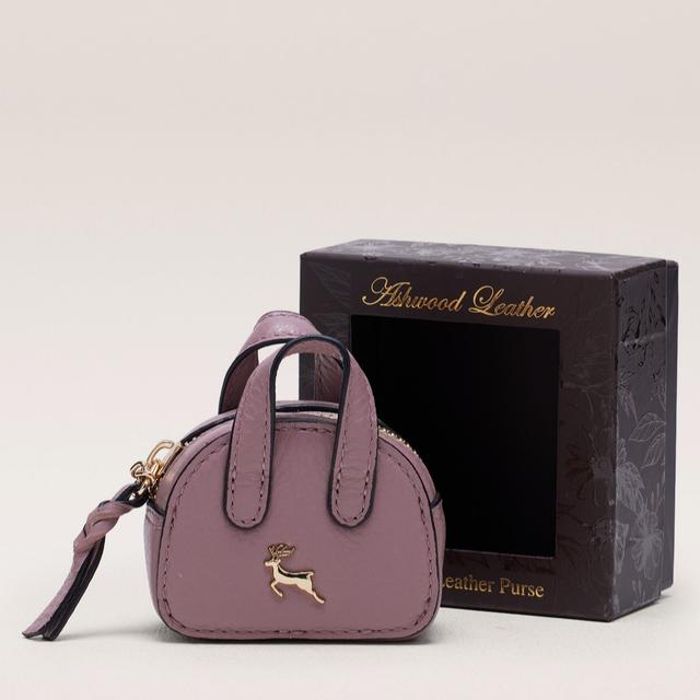 Ashwood Leather Mini Handbag Charm