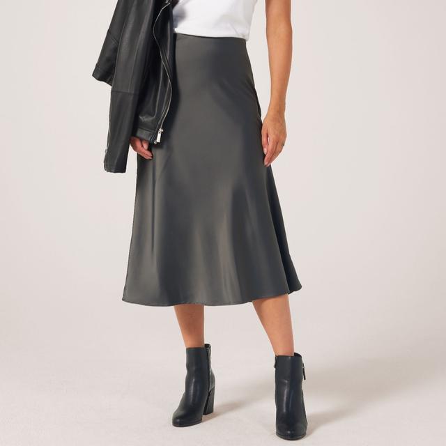 Selected Femme High Waisted Midi Skirt