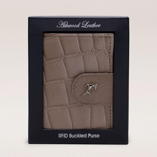 Outlet Ashwood Leather RFID Purse with Box