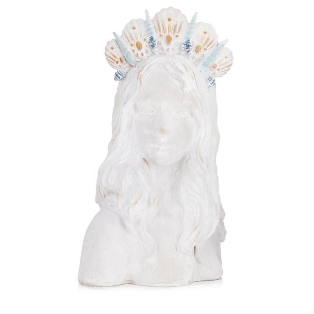 Garden Reflections Coastal Edit Sea Queen Bust Planter