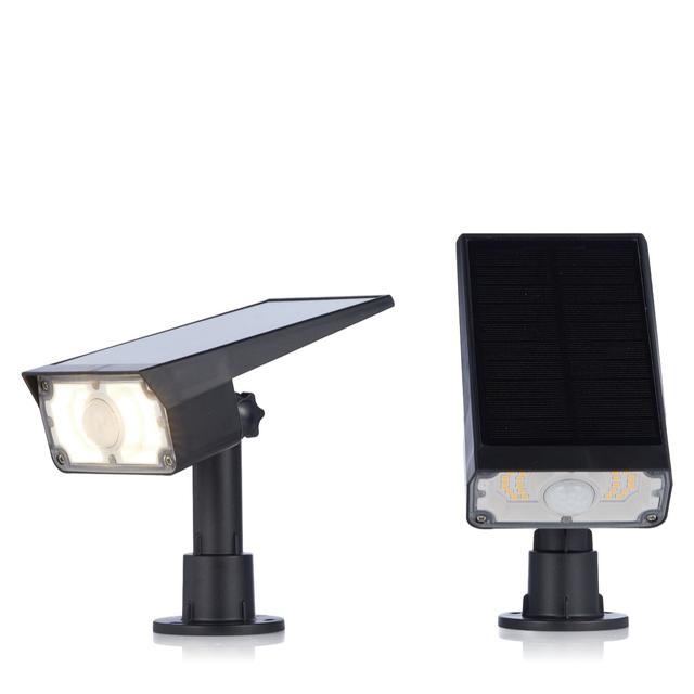 Luxform Set of 2 1000lm Solar Spot Lights
