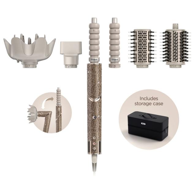 Outlet Shark FlexStyle Sparkle Gold Diamond Air Styler & Dryer