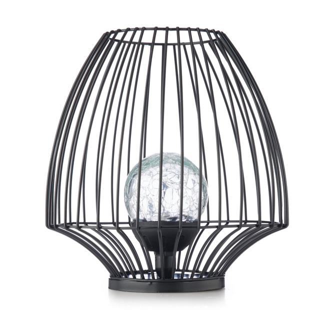 Garden Stories 23cm Black Wire Globe Lantern