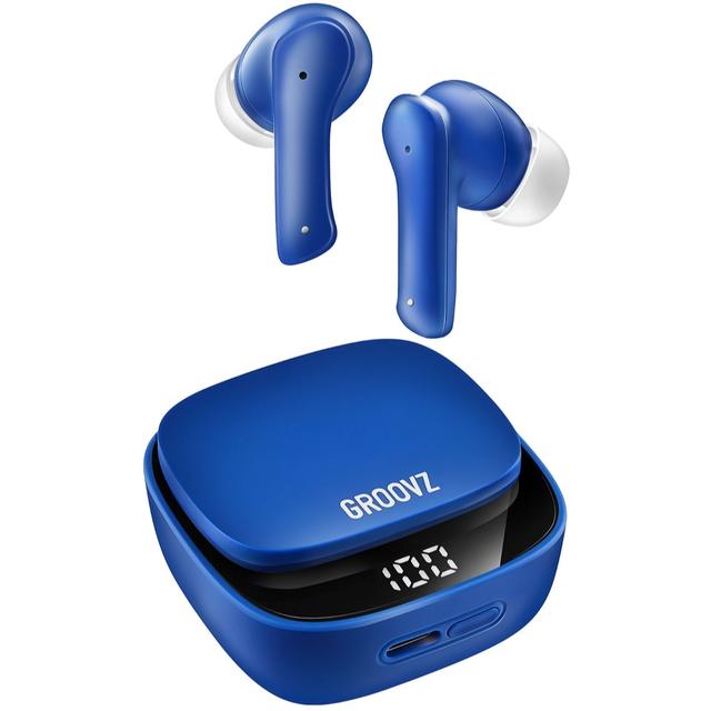 Groovz Plus True Wireless Ear Buds w/Magnetic Digital Charging &Blu...