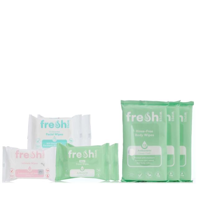 FreshWipes Top to Toe Complete Wipes Collection Nine Packs