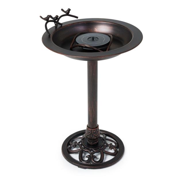 Outlet Bernini Fontana Iron Bird Bath Fountain