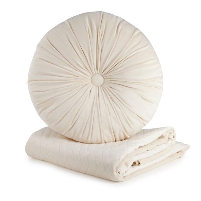 Outlet Ottersbrook Set of Cushion and Throw