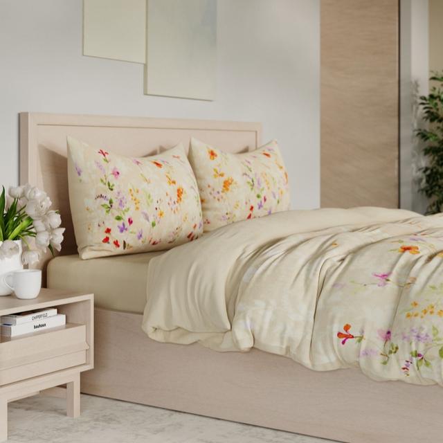 Outlet Cozee Home Floral 4 Piece Velvetsoft Duvet Set