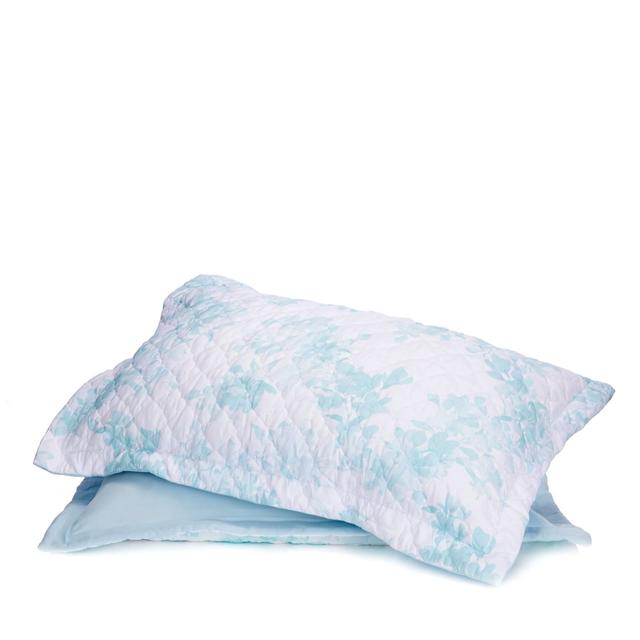 Cozee Home Floral Printed Set of 2 Decorative Pillowcases