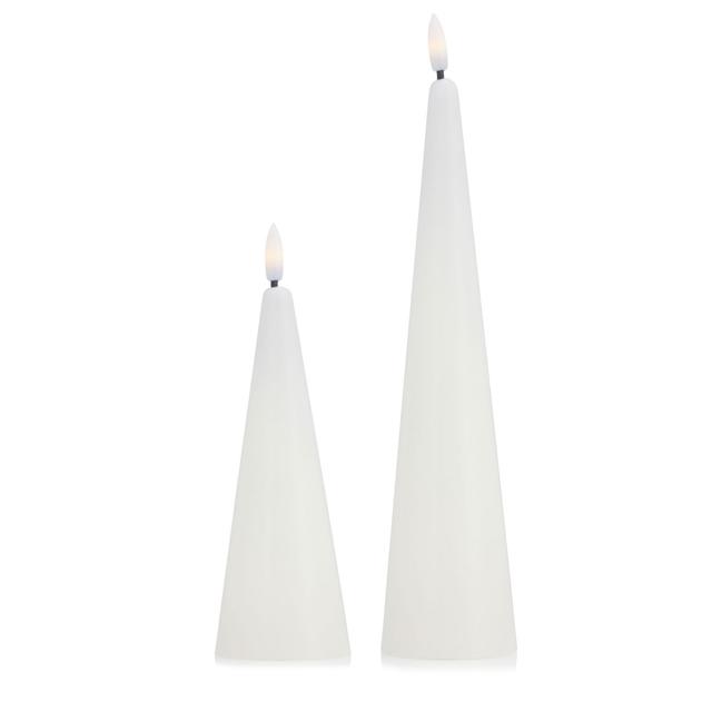 Home Stories Set of 2 Wax Flameless Candles