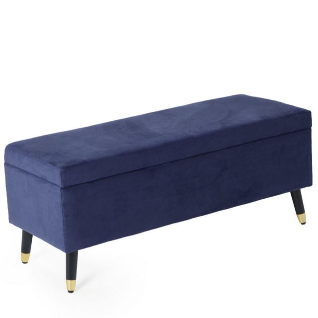 Outlet My Home Stories Velvet Ottoman