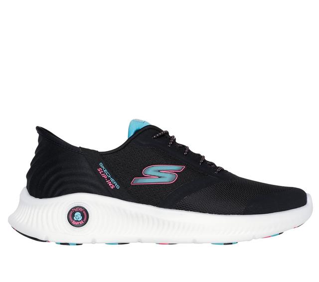 Skechers Slip-ins: Arch Fit GO WALK Anywhere - Vivi Chaussures Moyen Width en Noir, Pointure 40, Vegan, Lavable en machine , Hyper Burst