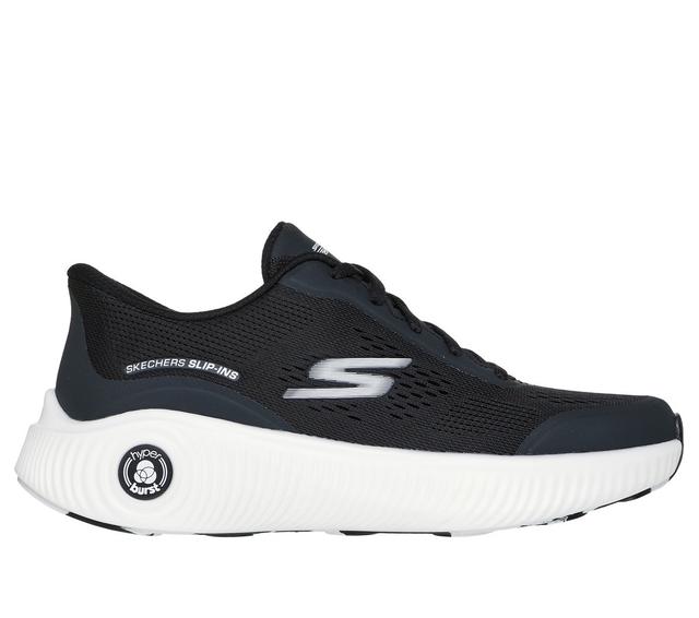 Skechers kobiety Slip-ins: Arch Fit GO RUN Anywhere w Czarny/Bialy, Rozmiar 37.5, Nadają się do prania w pralce , Hyper Burst Sneakersy