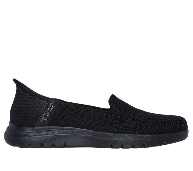 Skechers Ženy Slip-ins: On-The-GO Flex - Camellia Shoes v Černá, Velikost 38, Vegan