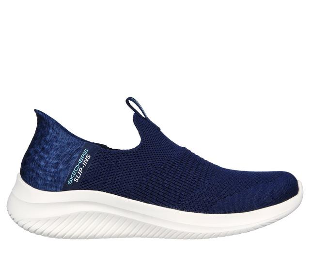 Skechers Donna Slip-ins: Ultra Flex 3.0 - Smooth Step Sneaker in Blu Navy Blue, Taglia 37.5, Vegan