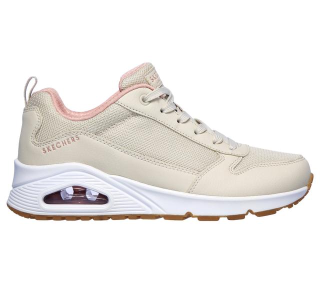 Skechers Women's Uno - Inside Matters Sneaker in Natural, Size 4 | Synthetic/Textile