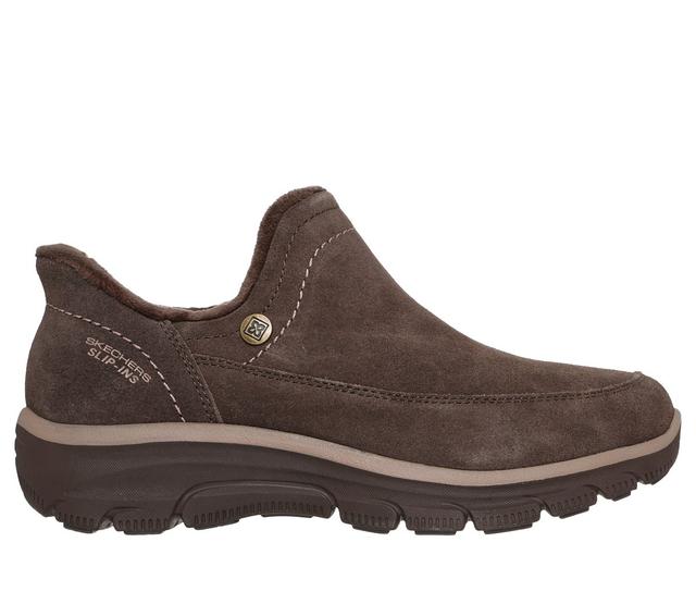 Skechers Donna Slip-ins Relaxed Fit: Easy Going - Modern Whisper Shoes in Cioccolato, Taglia 39