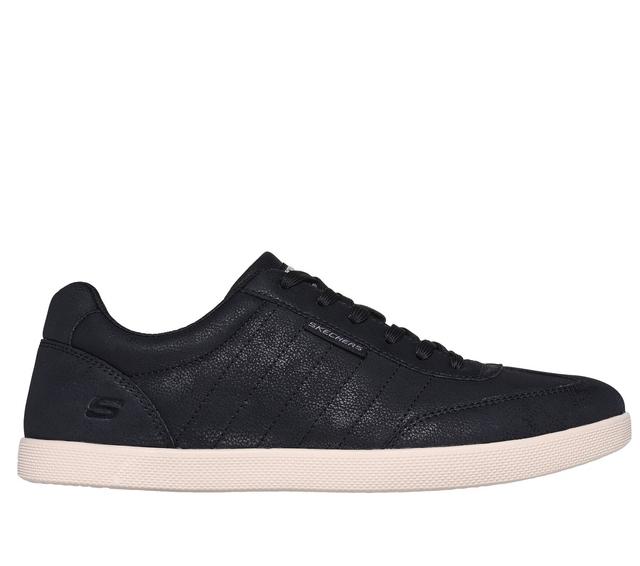 Skechers Men's Placer - Crandon Sneaker in Black, Size 6 | Synthetic