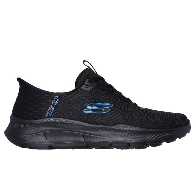 Skechers Slip-ins RF: Equalizer 5.0 - Standpoint Sneaker CM Zwart/Blauw, Maat 41, Vegan