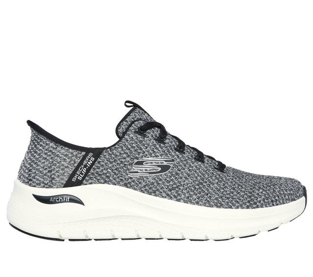 Skechers mężczyźni Slip-ins: Arch Fit 2.0 - Look Ahead w Bialy/Czarny, Rozmiar 43, Vegan Sneakersy