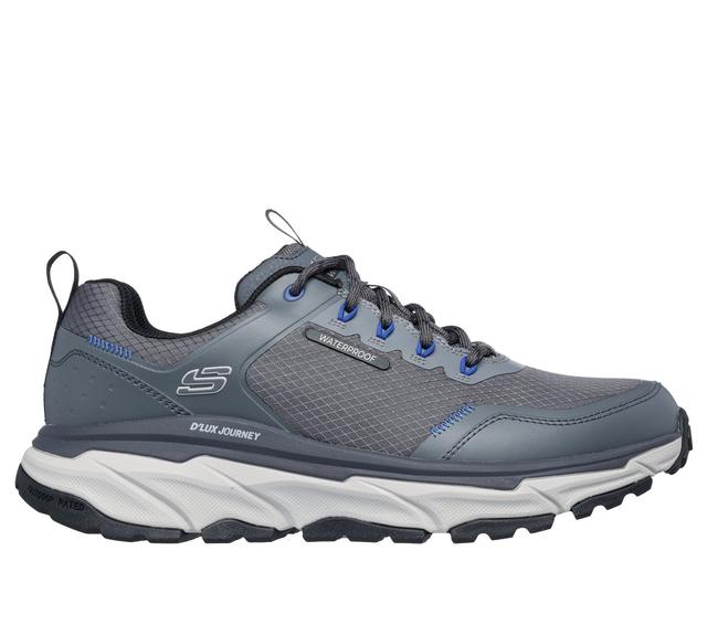 Skechers mężczyźni Waterproof Relaxed Fit: D'Lux Journey - Slate Peak w Grafitowy, Rozmiar 42, Vegan Sneakersy