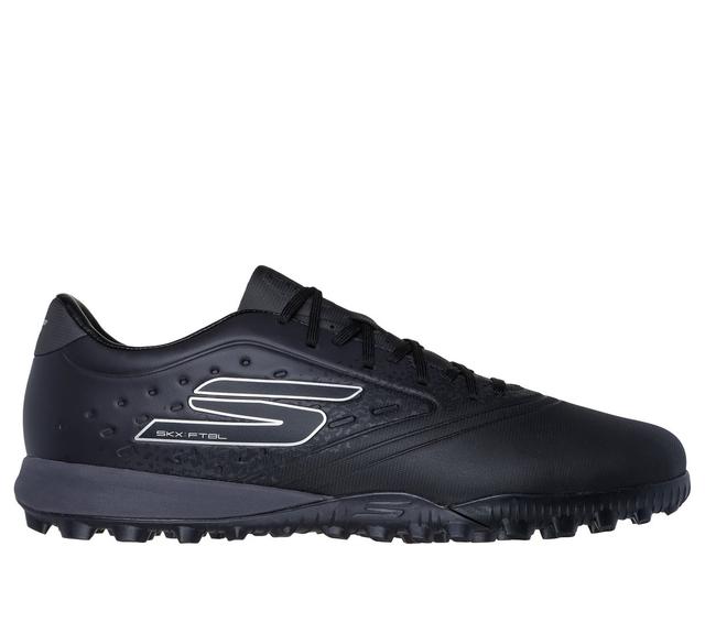 Skechers Razor 1.5 Academy TF Shoes in Black/Silver, Size 8