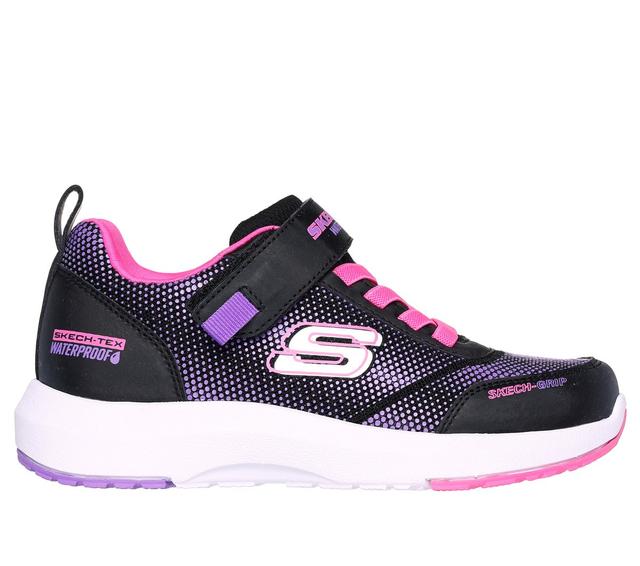 Skechers Waterproof: Dynamic Tread - Journey Time Sneaker CM Zwart/Heet Roze, Maat 28.5