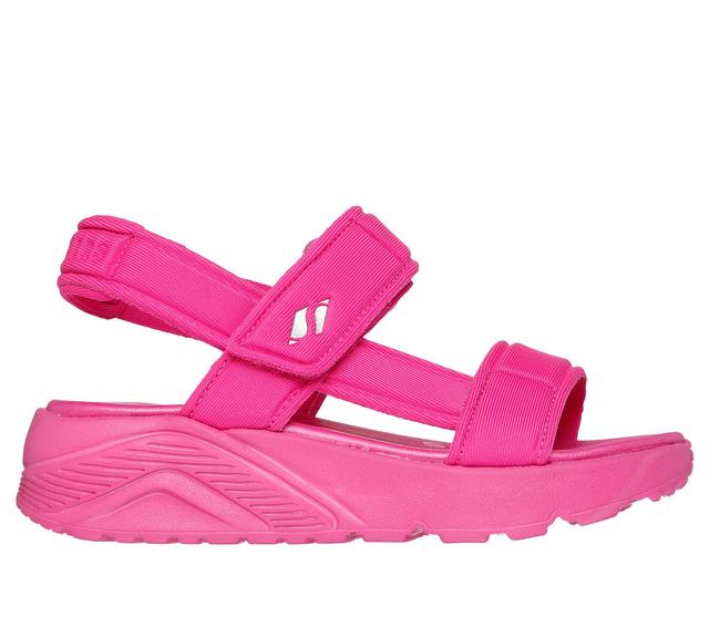 Skechers niña UNO Lite Sandal - Sunny Stand en Rosa Caliente, talla 31