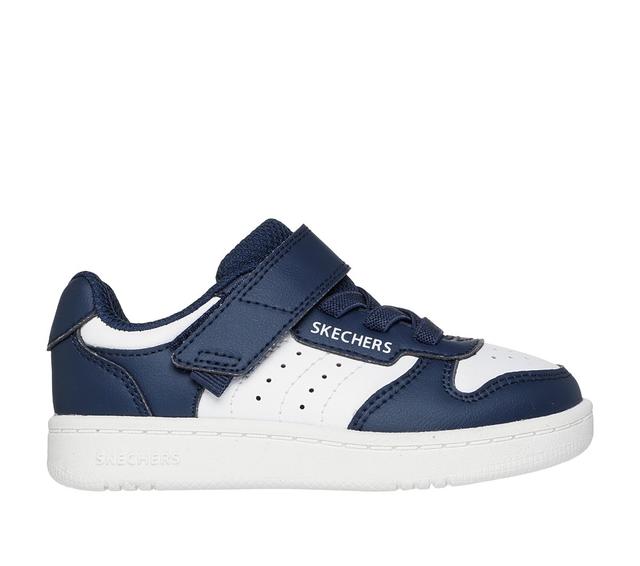 Skechers Quick Street Shoes in Blau/Weiss, Größe 24, in der Maschine waschbar