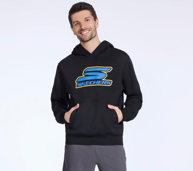 Skechers SKECH-SWEATS Nitro sweat à capuche en Noir, Pointure Grand