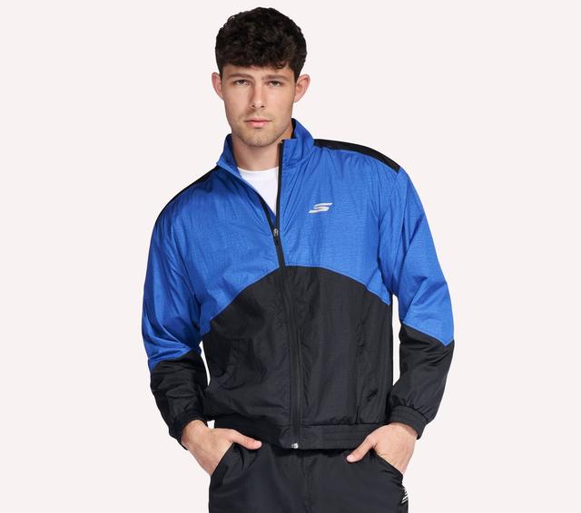 Skechers Men's GO SHIELD Pace Jacket in Black, Size XL | Nylon